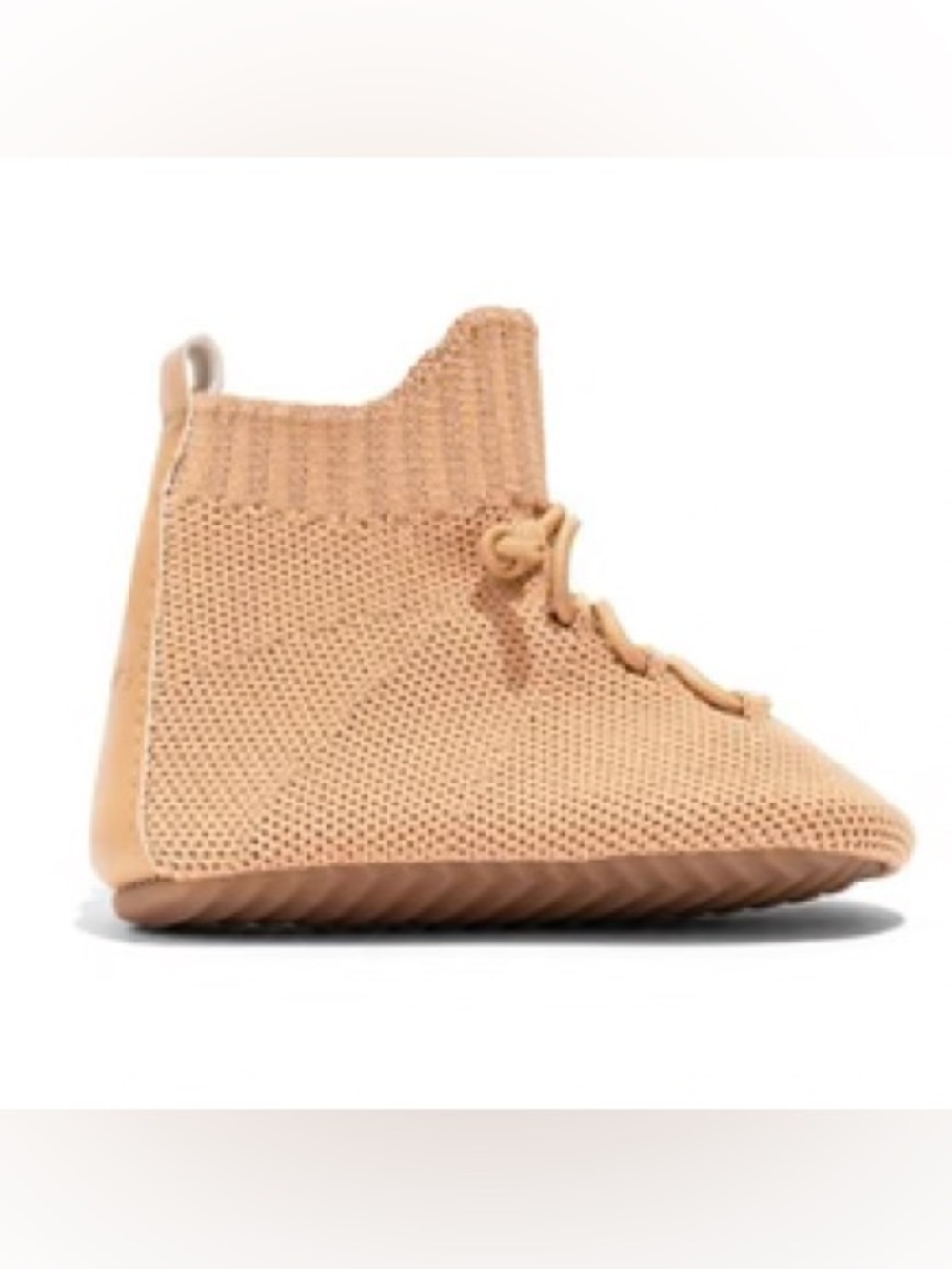 HARTS Brooklyn First Walker Shoes | Tan Knit Booties | Baby | 6-12M